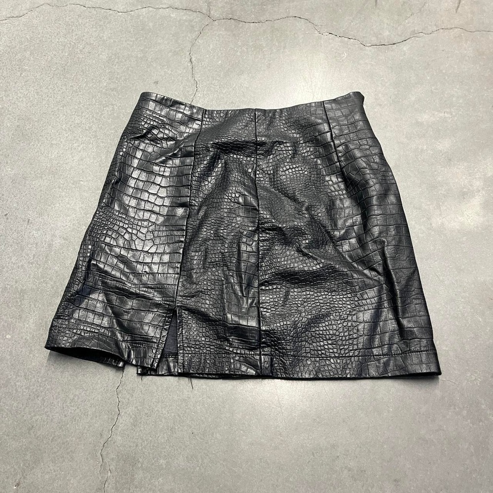 black miniskirt